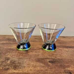 Kleiner Feigling Vodka Fig “Little Coward” Cocktail Glasses -Set of 2